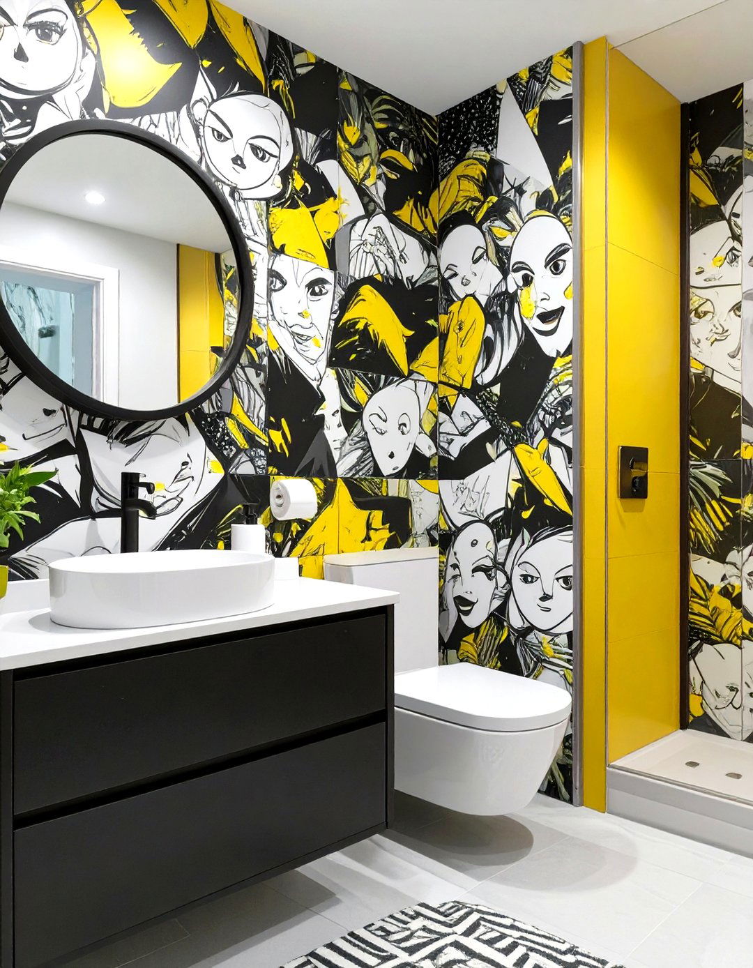 The Graphic Novel Bathroom - 30 boys bathroom ideas