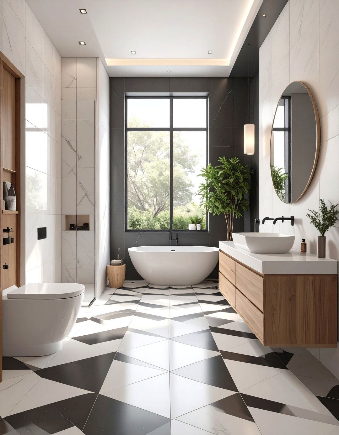 The Graphic and Geometric Space - 30 modern home decor ideas