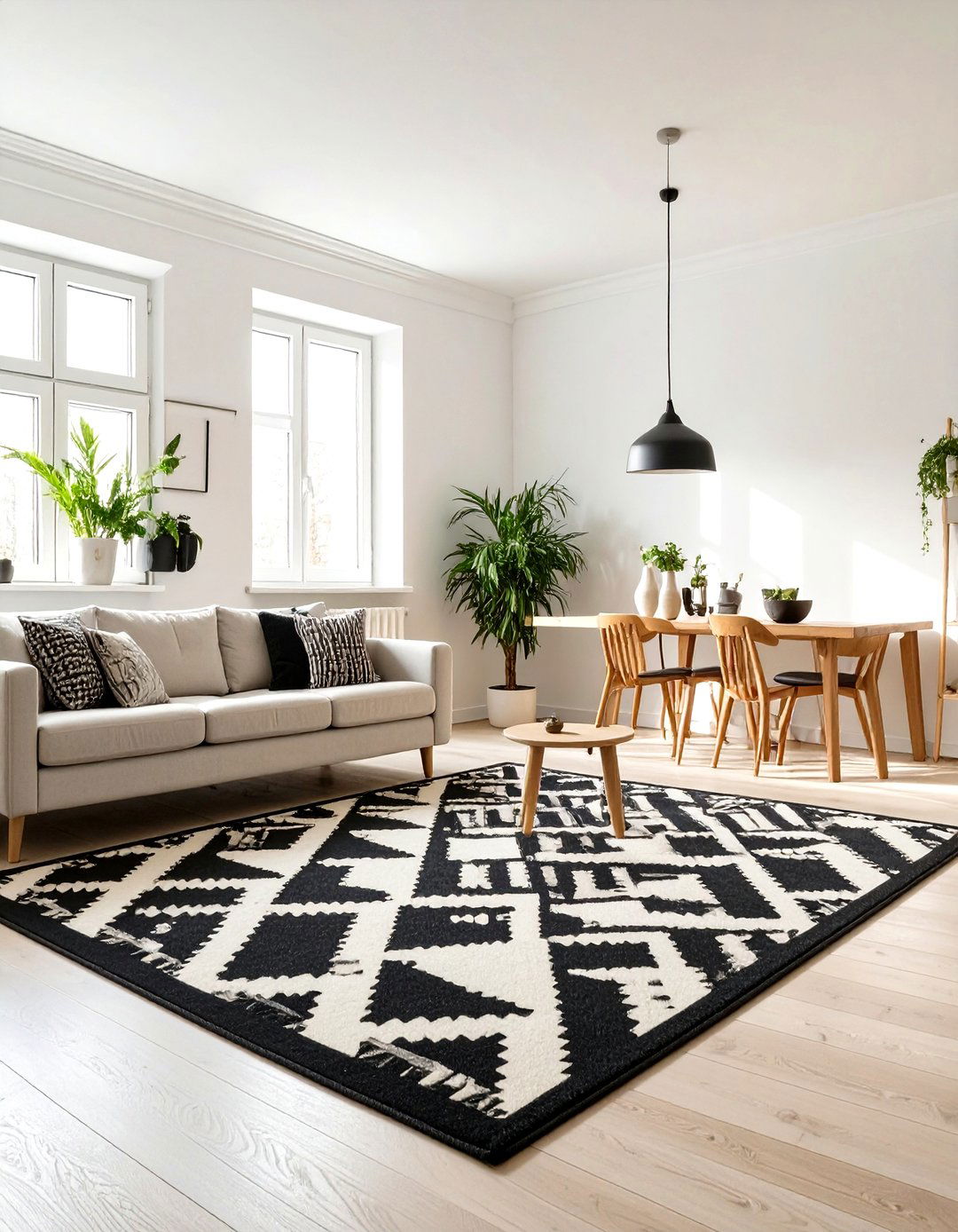 The Graphic and Geometric Themed Room - 30 nordic interior design ideas