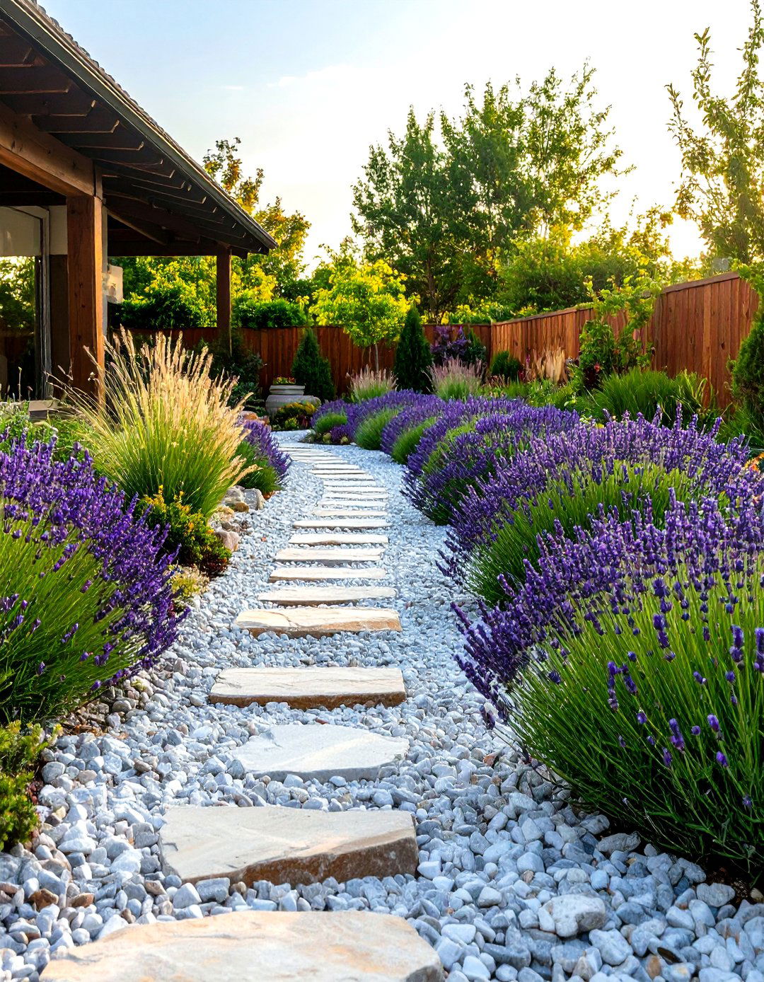 The Gravel Garden Pathway Network - 30 garden landscape ideas