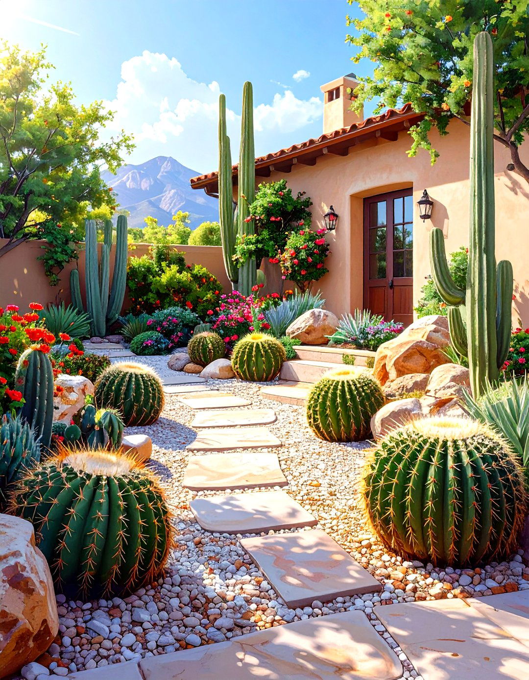 The Gravel and Cactus Garden Patch - 30 cactus garden ideas