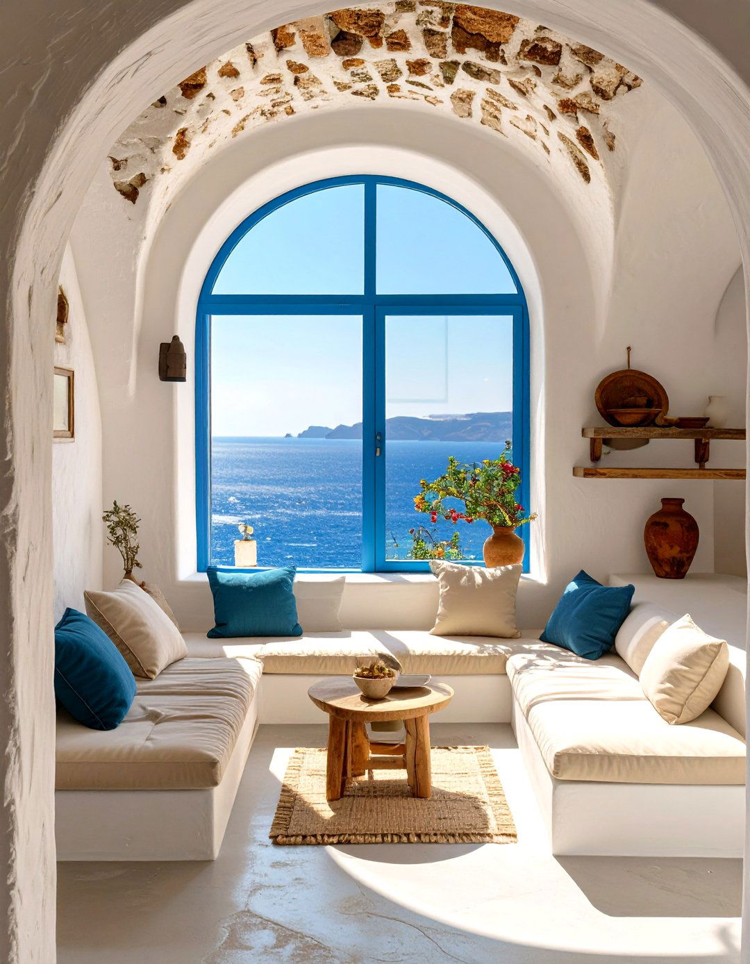 The Greek Islands Inspired Abode - 30 beach house design ideas