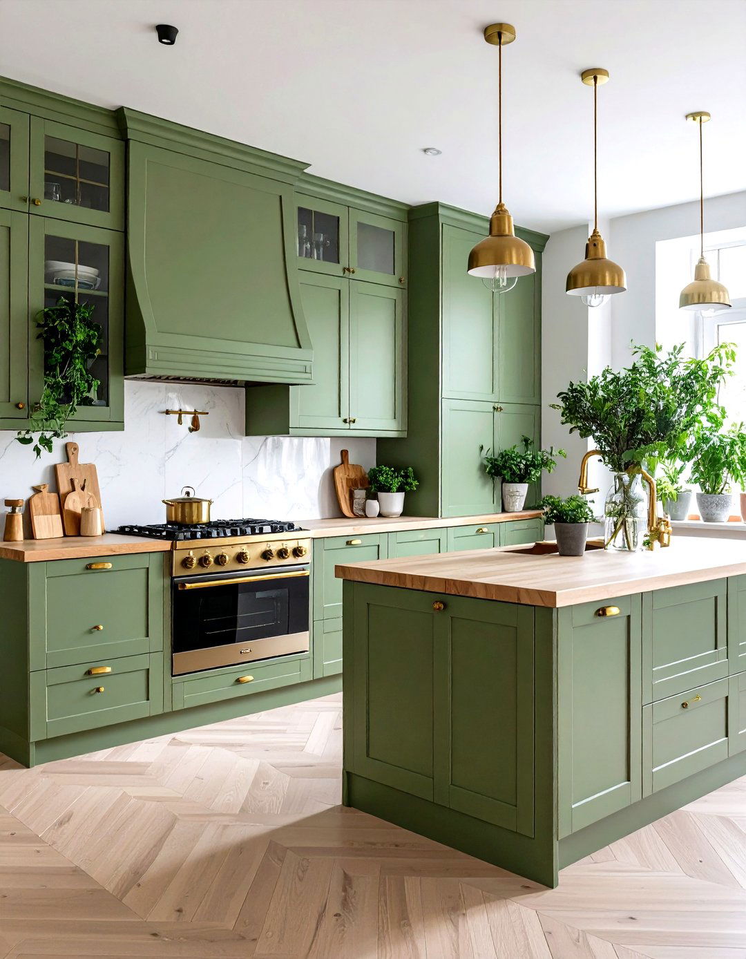The Green and Serene Kitchen - 30 ikea kitchen ideas