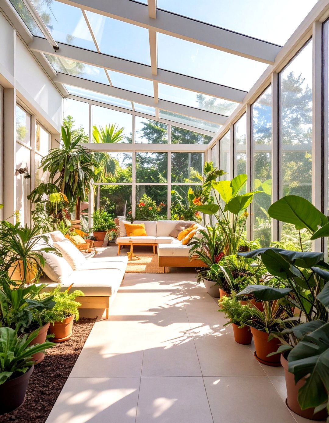 The Greenhouse Living Space - 30 low cost small house design ideas