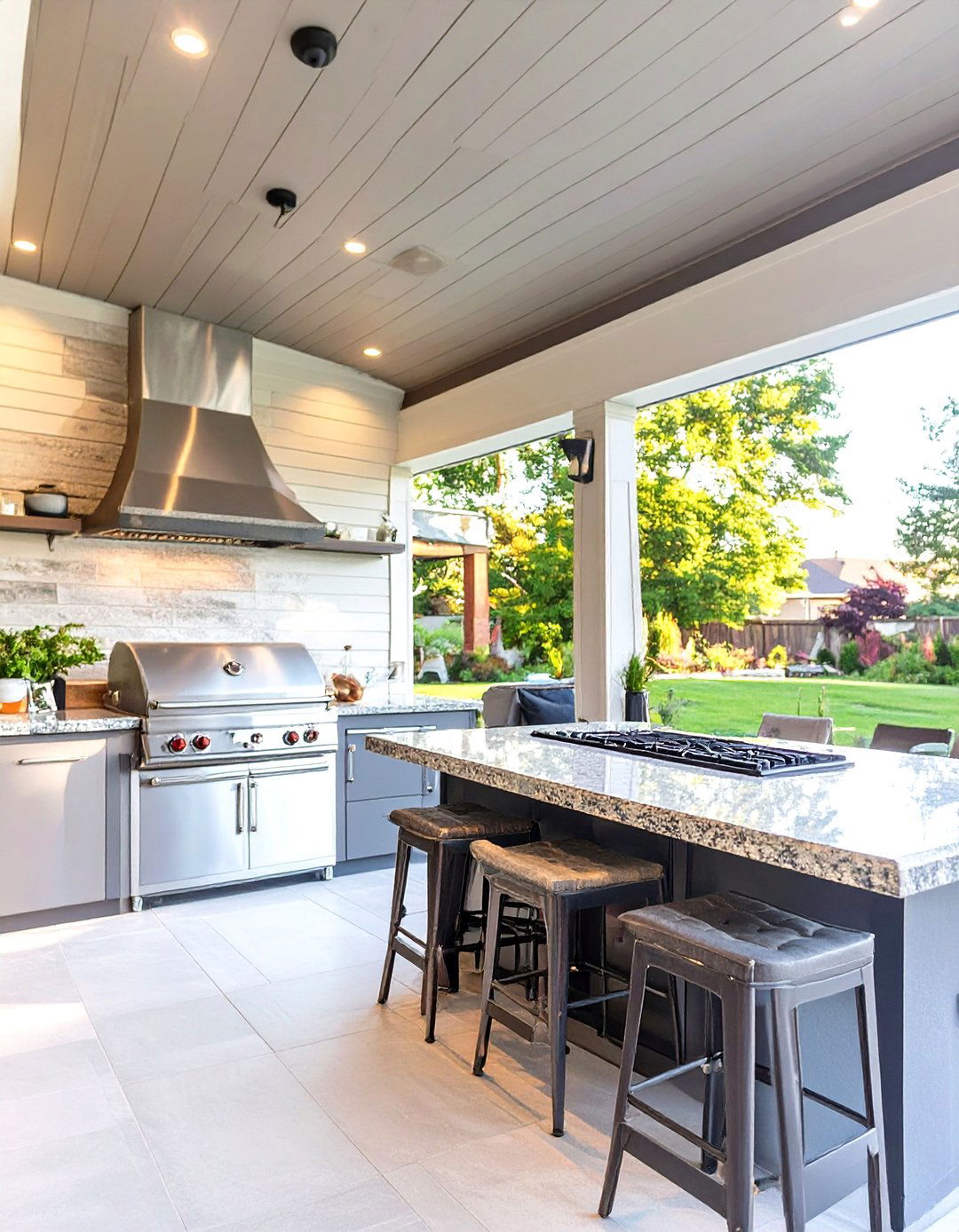 The Grill Masters Outdoor Kitchen Deck - 30 back deck ideas