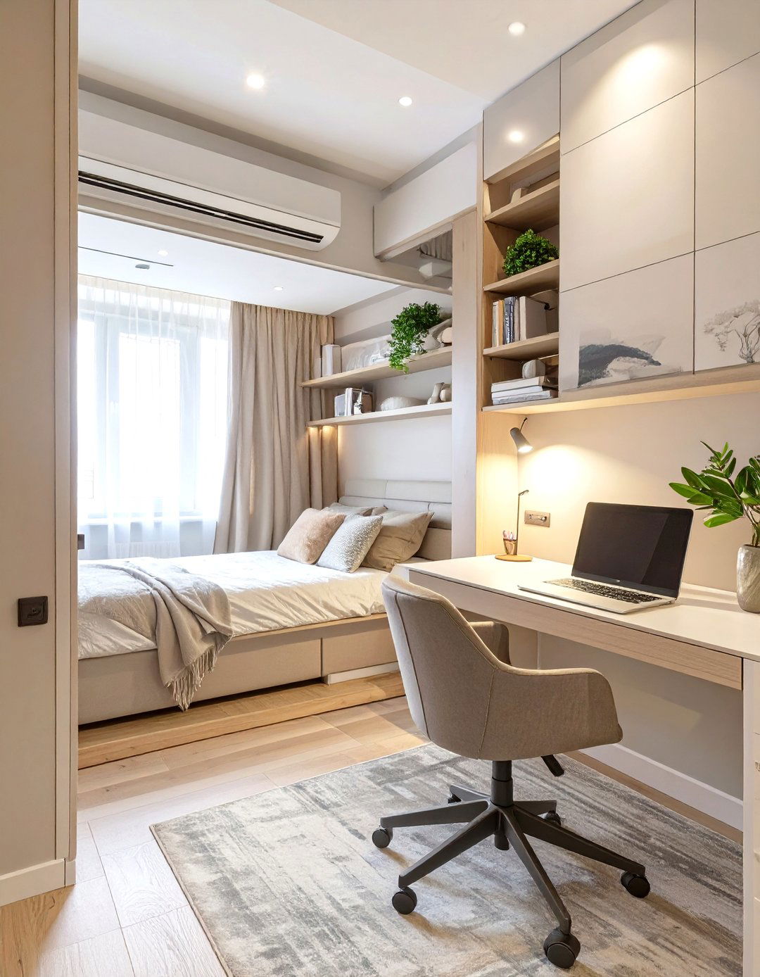 The Guest Room Hybrid Home Office - 30 home office inspo ideas