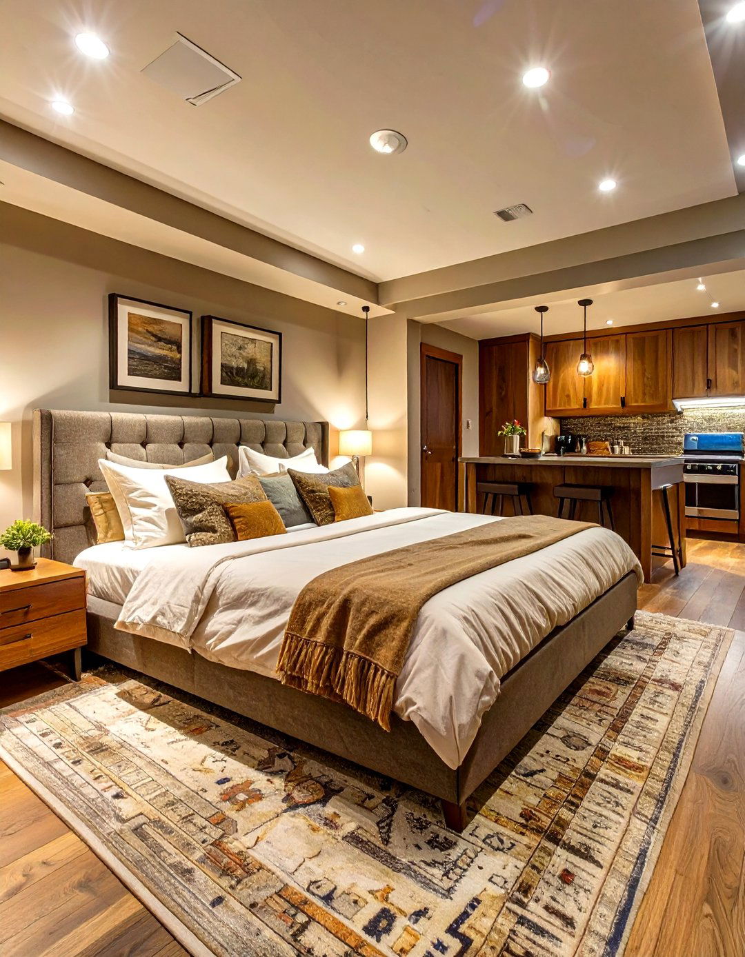 The Guest Suite Hotel Style Basement - 30 basement apartment ideas