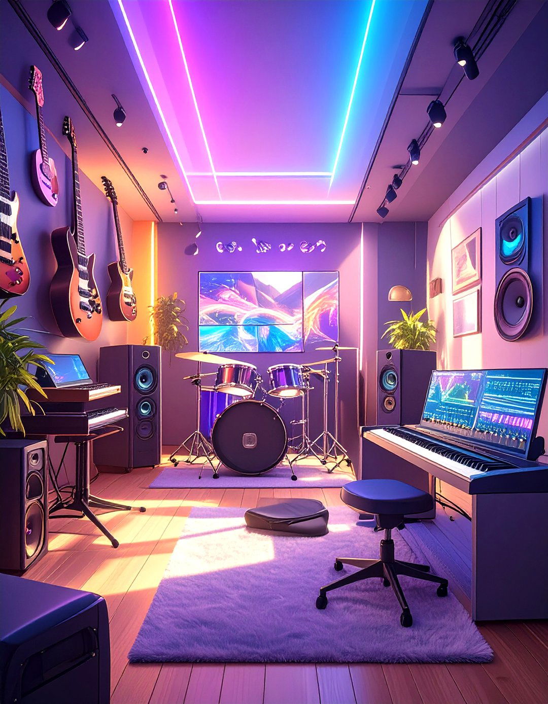 The Halftime Show Music Room - 30 madden home design ideas
