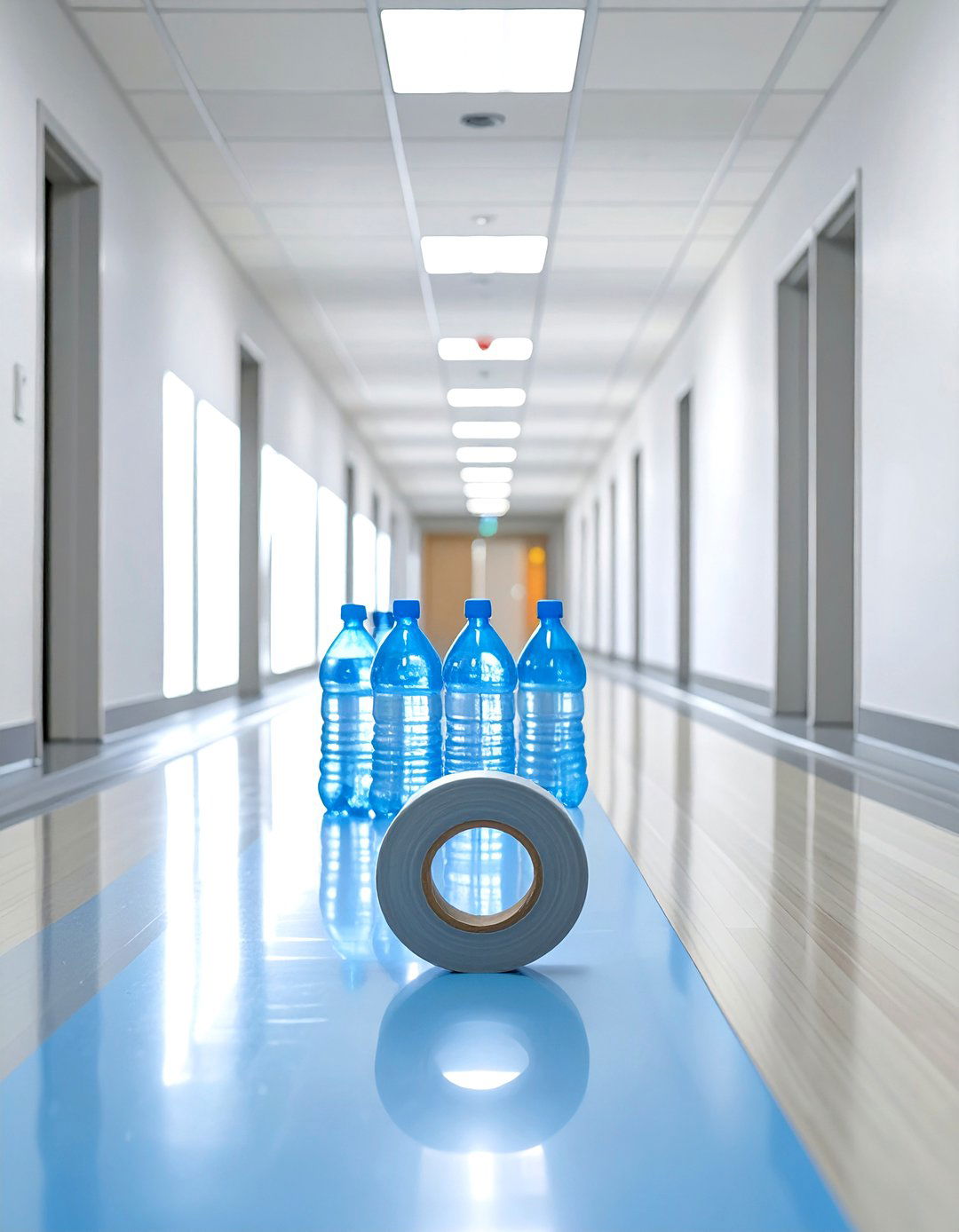 The Hallway Bowling Game - 30 office olympics ideas