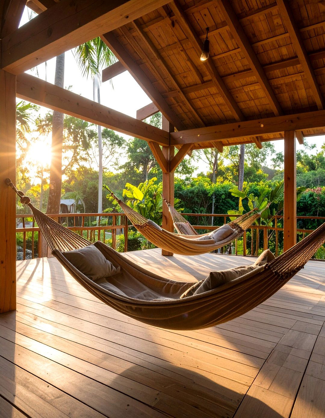 The Hammock Haven Deck Gazebo - 30 deck gazebo ideas