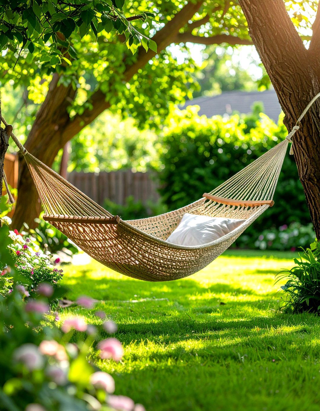 The Hammock Relaxation Station - 30 easy landscaping ideas