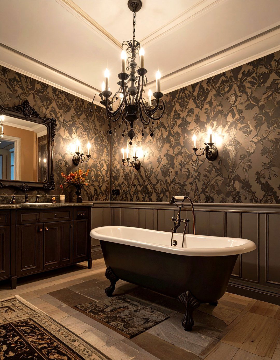The Haunted Mansion Bathroom - 30 gothic interior design ideas