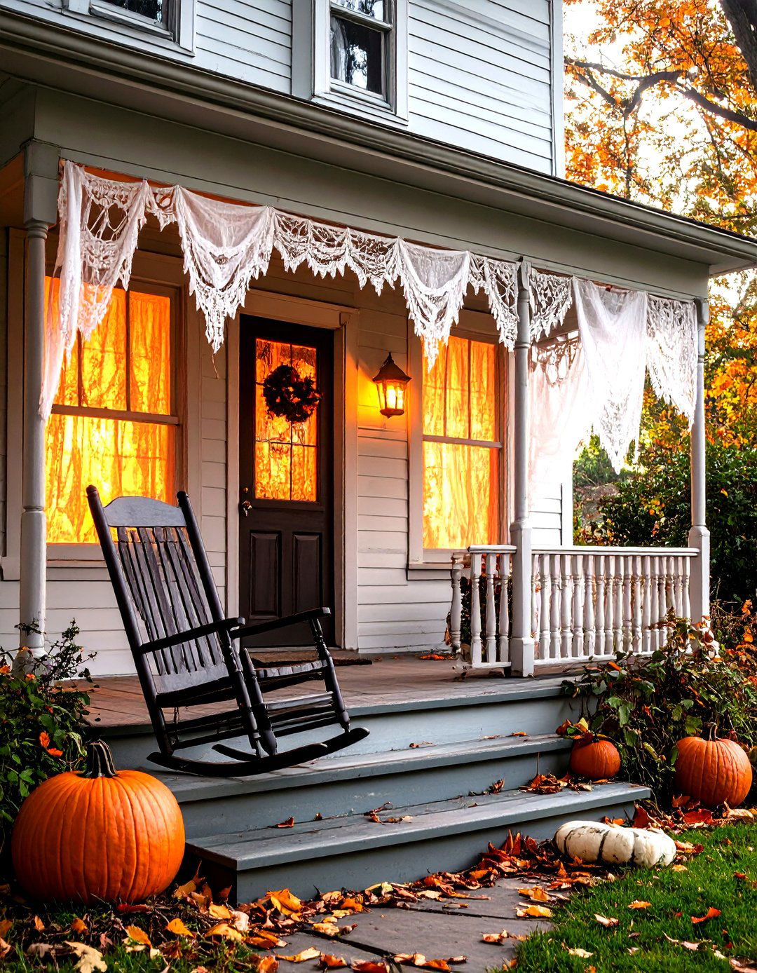 The Haunted Victorian Mansion - 30 halloween outdoor decor ideas