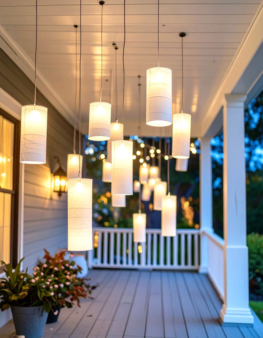 The Haunting of Floating Candles - 30 outdoor halloween decoration ideas