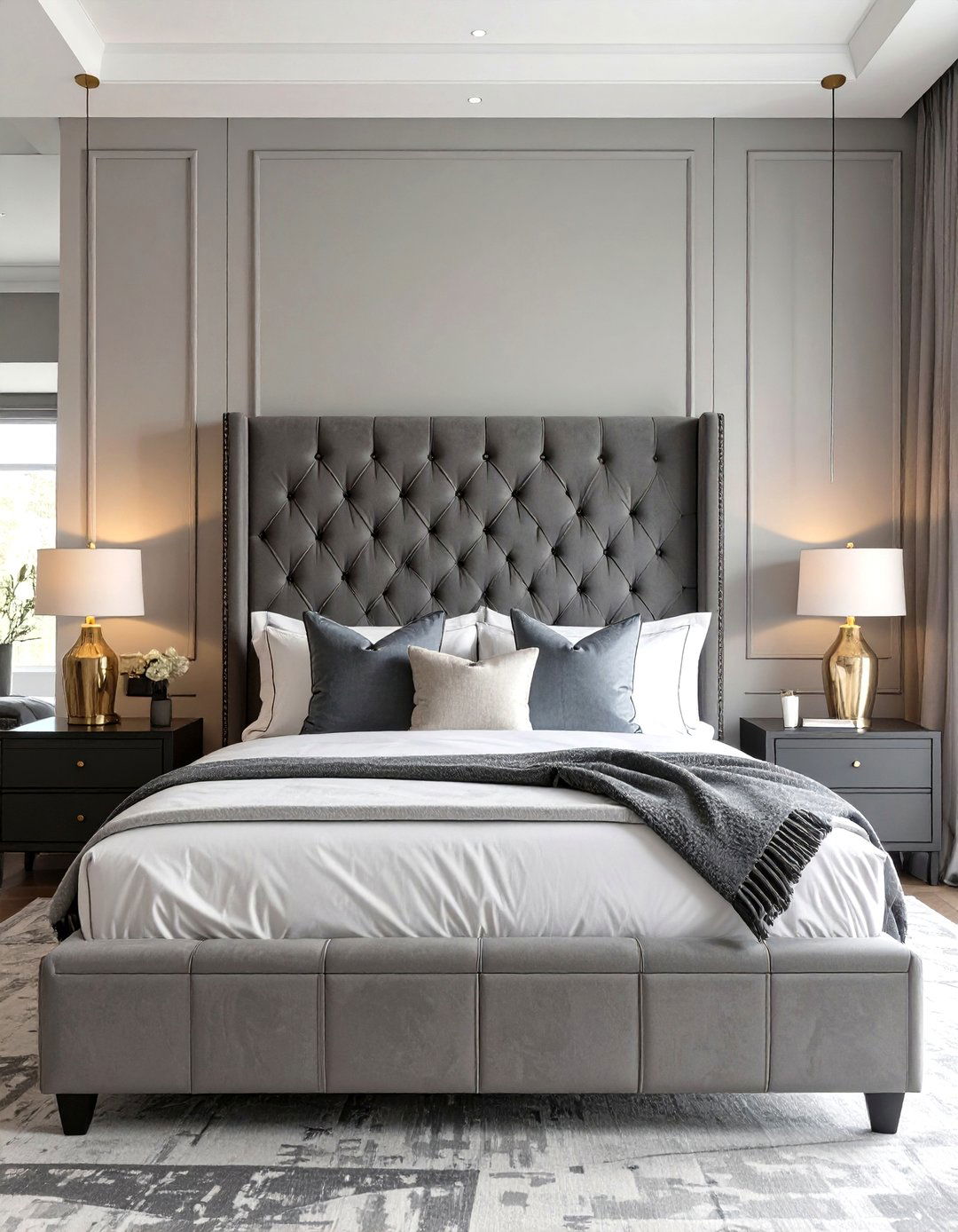The Headboard as a Proportional Anchor in the Bedroom - 30 scale and proportion in interior design ideas