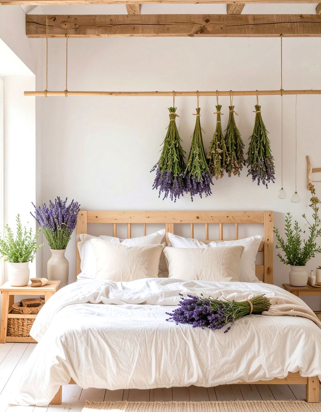 The Herbalists Drying Room Bedroom - 30 cottagecore bedroom ideas