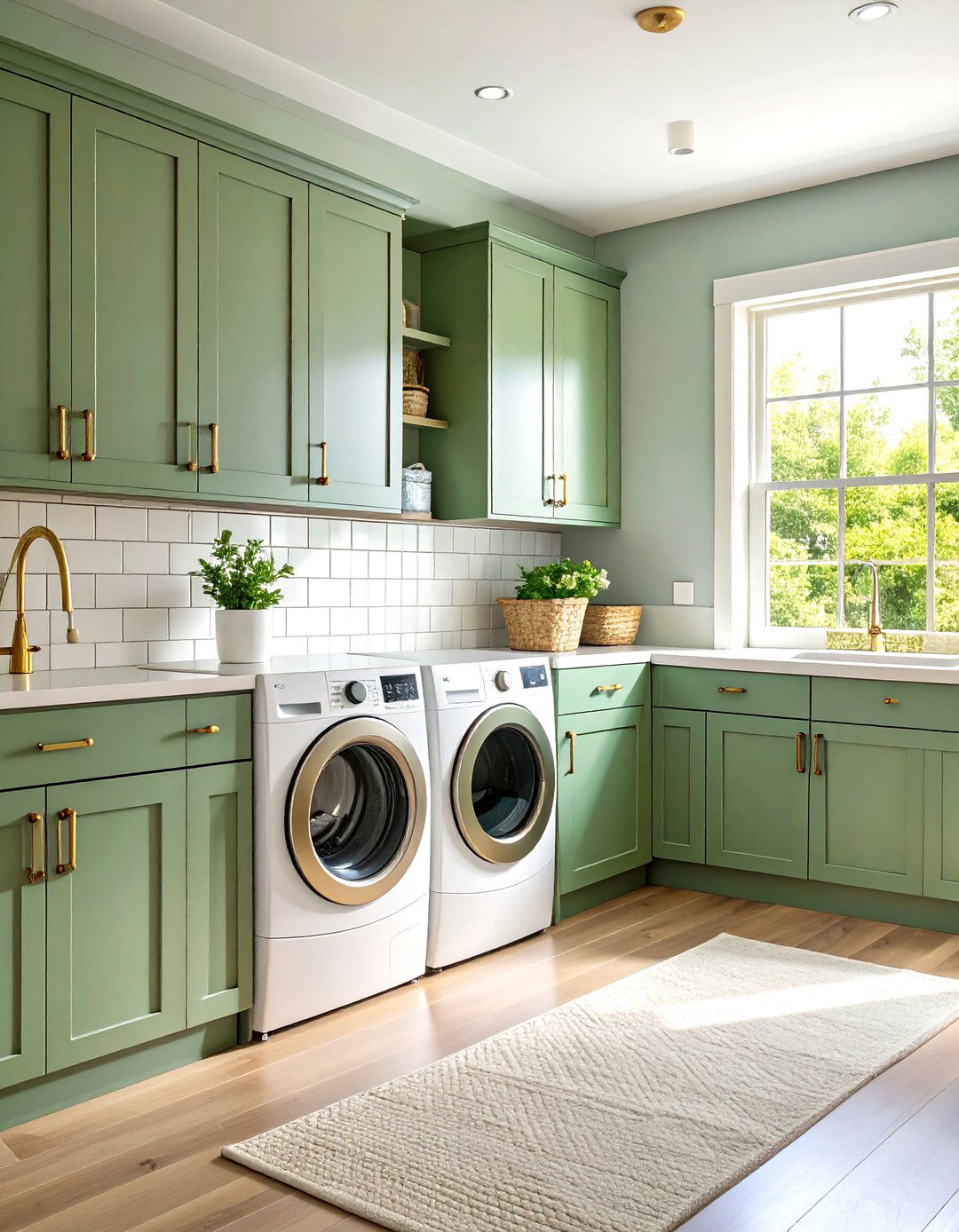 The Hidden Cabinet Pull Out Laundry Room Rack - 30 laundry room drying rack ideas