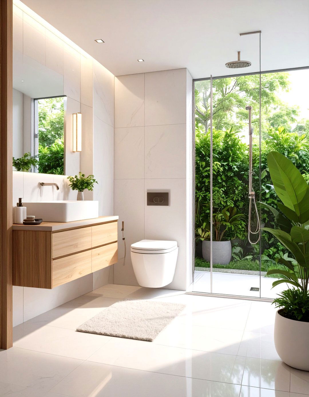 The Hidden Cistern Toilet Shower Room - 30 limited space tiny shower room designs