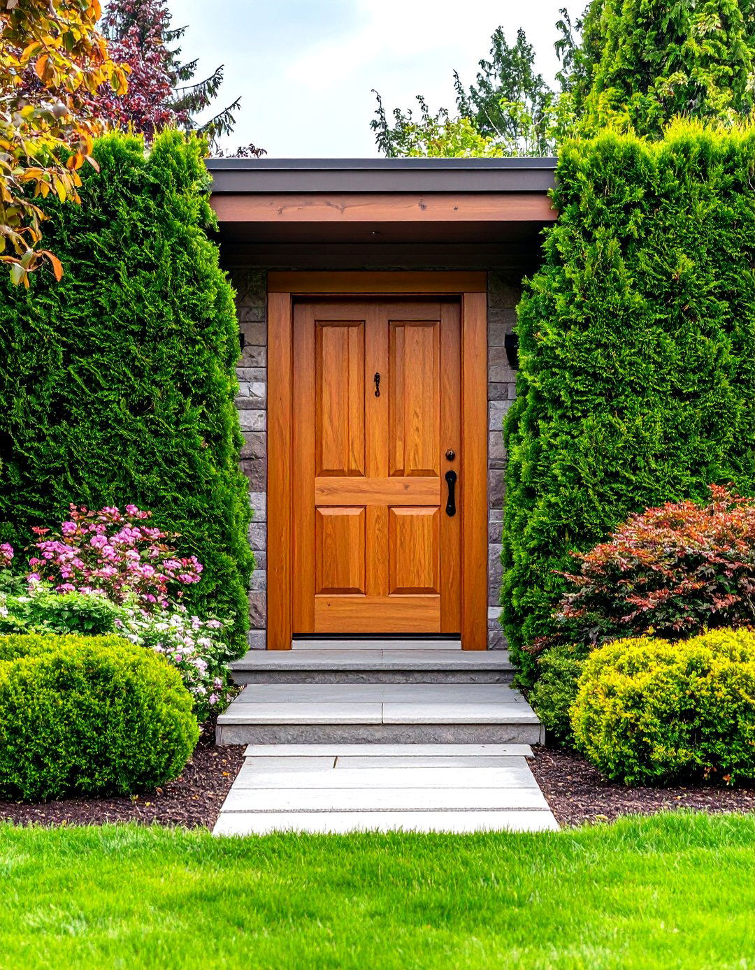 The Hidden Garden Gate Entrance - 30 front yard privacy ideas