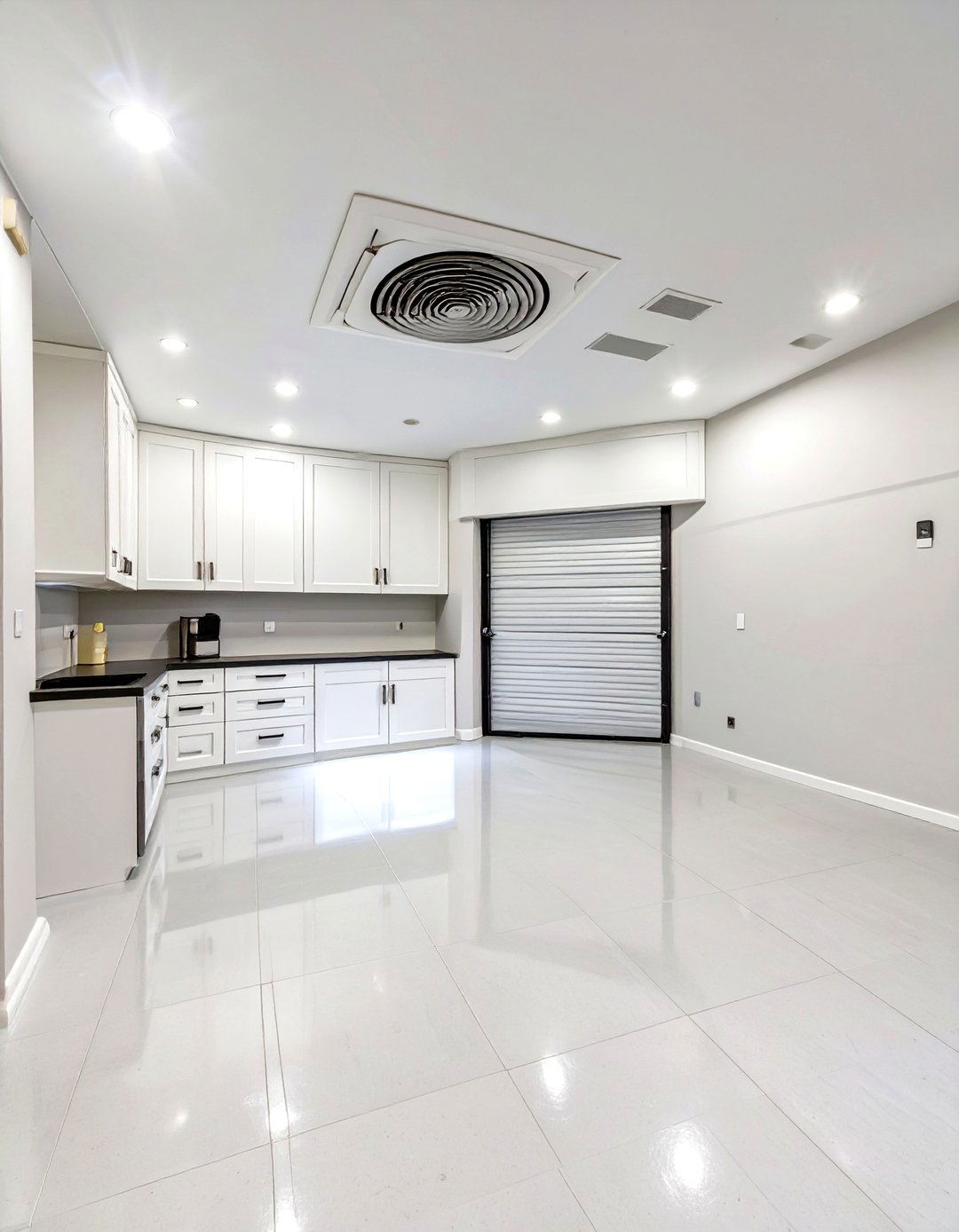 The Hidden In Wall Shutter Fan - 30 garage fan ideas