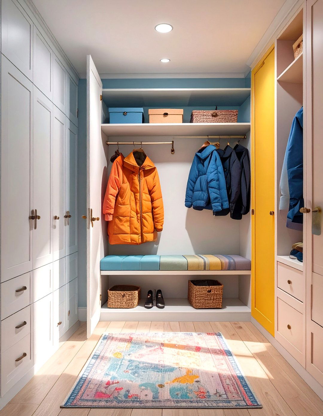 The Hidden Mudroom - 30 mudroom inspiration