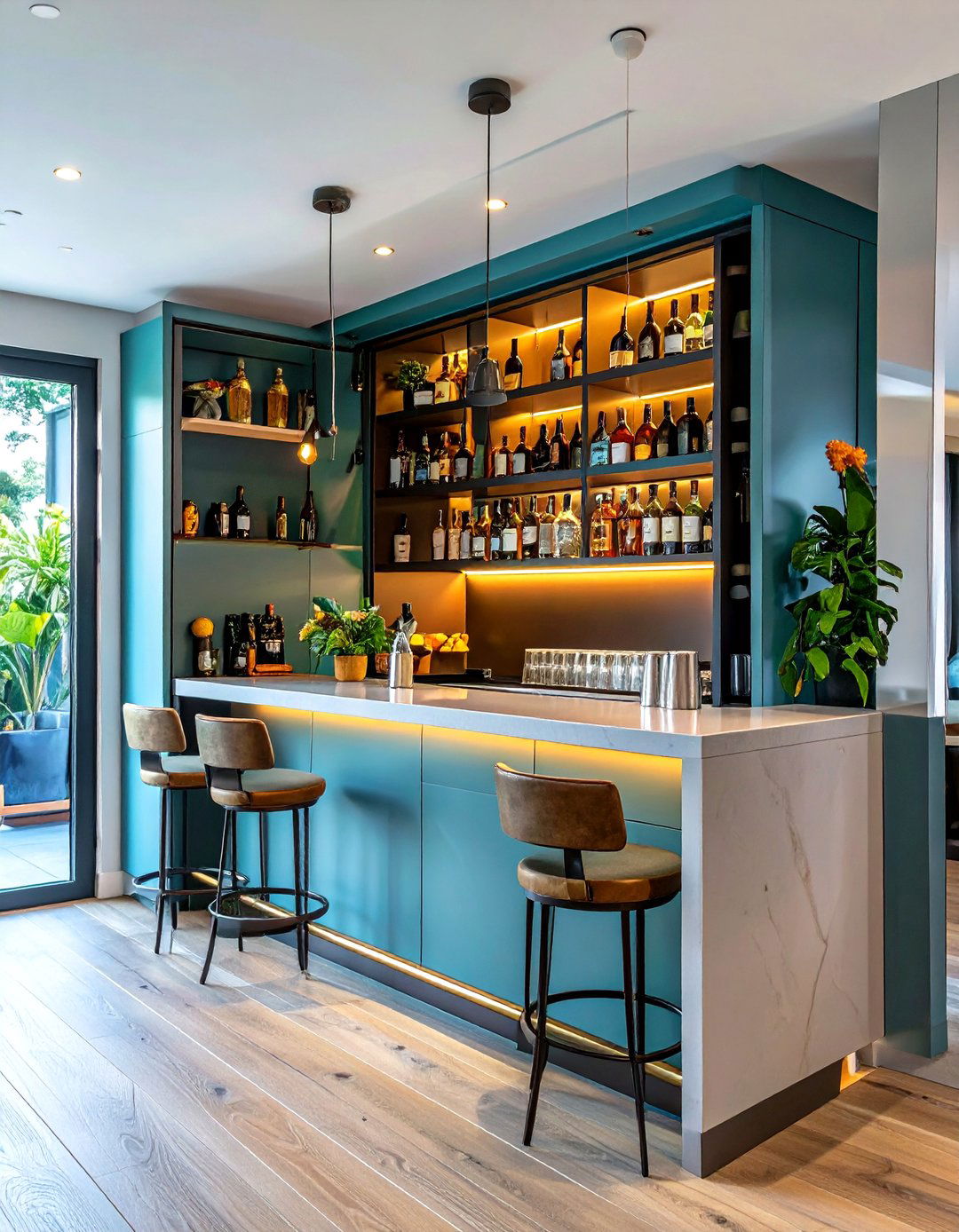 The Hidden Murphy Bar - 30 man cave bar ideas