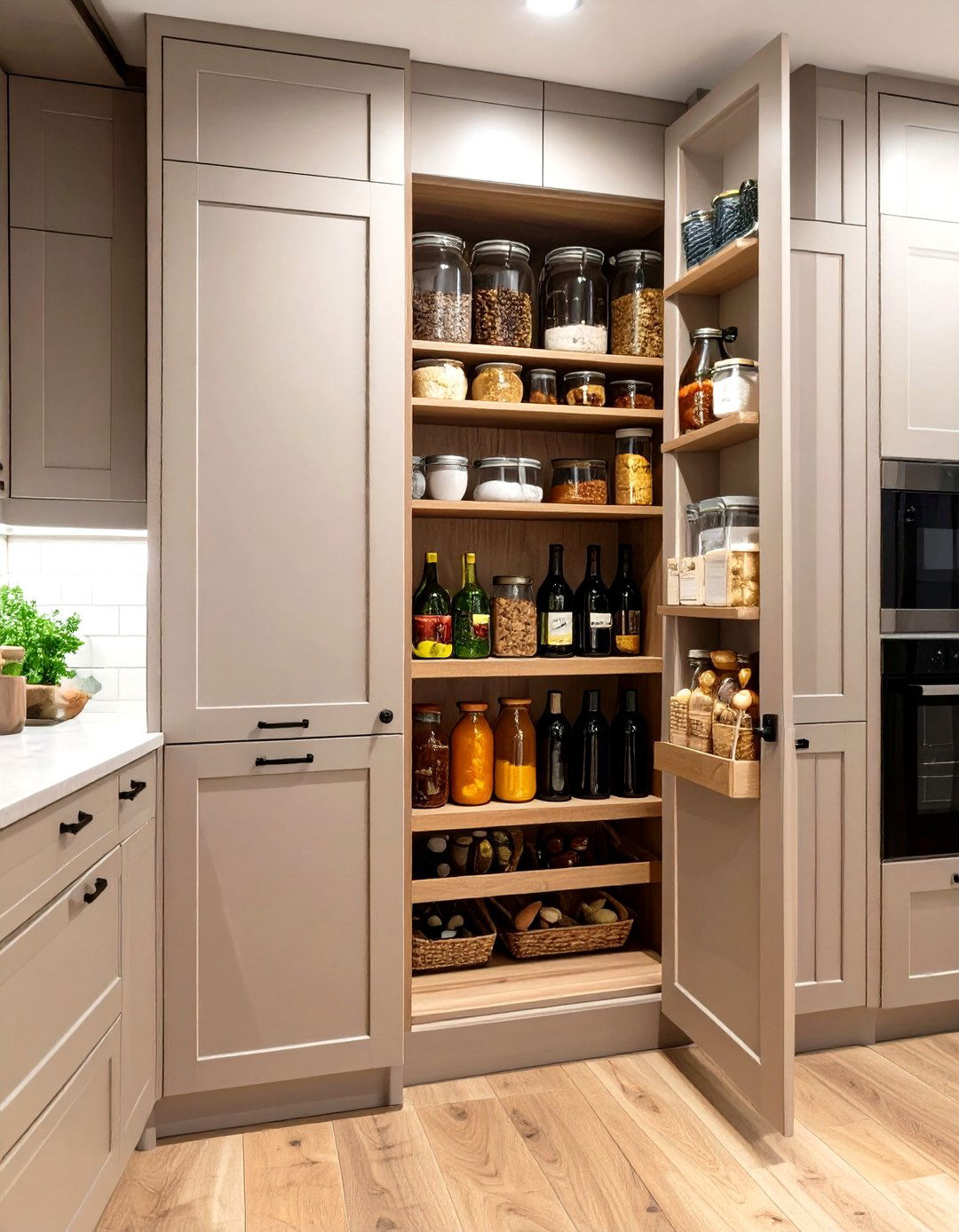 The Hidden Pantry Door - 30 organize pantry ideas