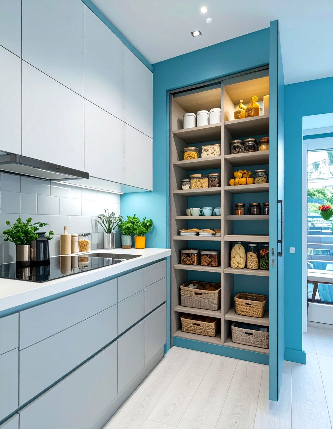 The Hidden Pantry Door - 30 custom pantry ideas