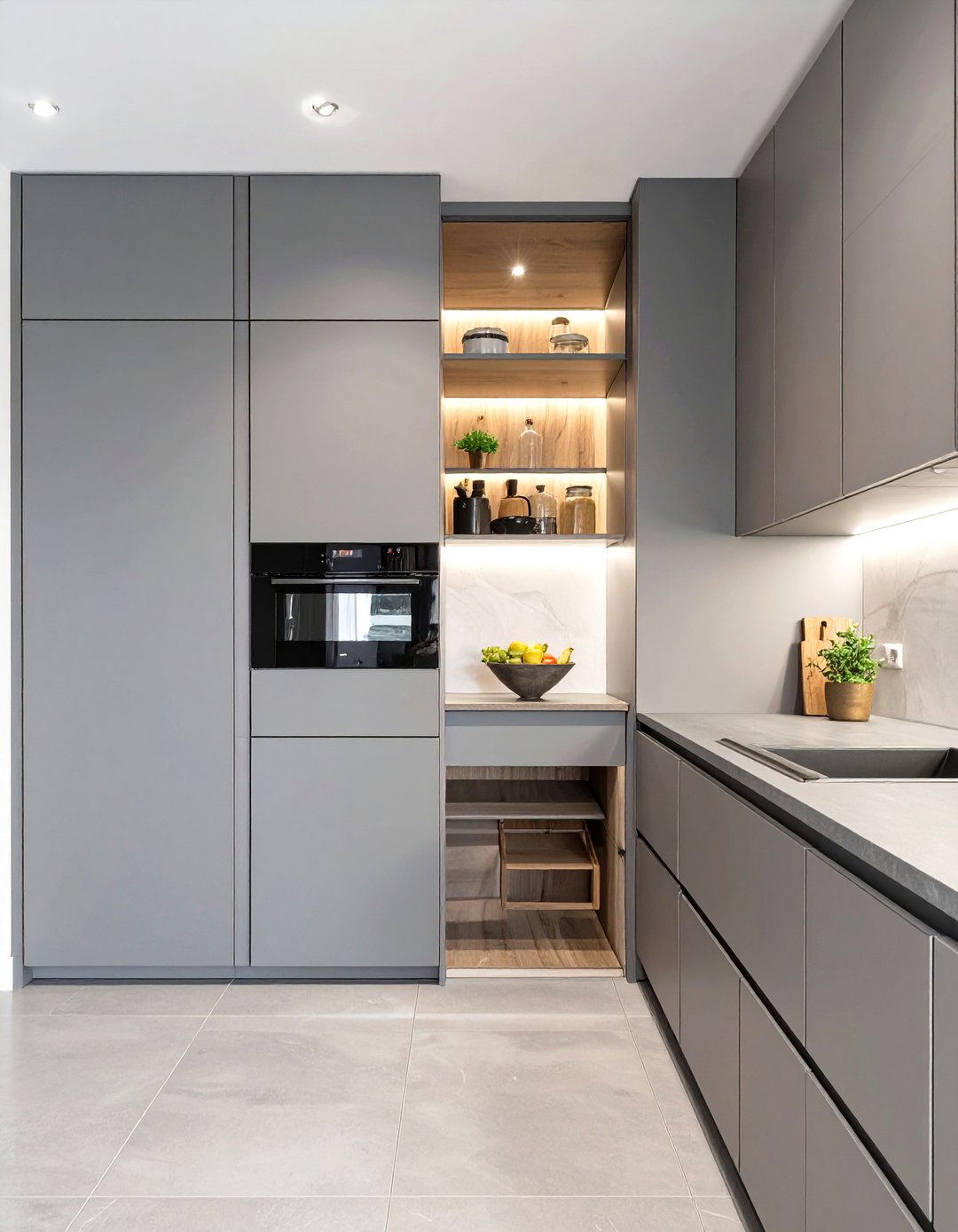 The Hidden Pantry Kitchen - 30 custom kitchen design ideas