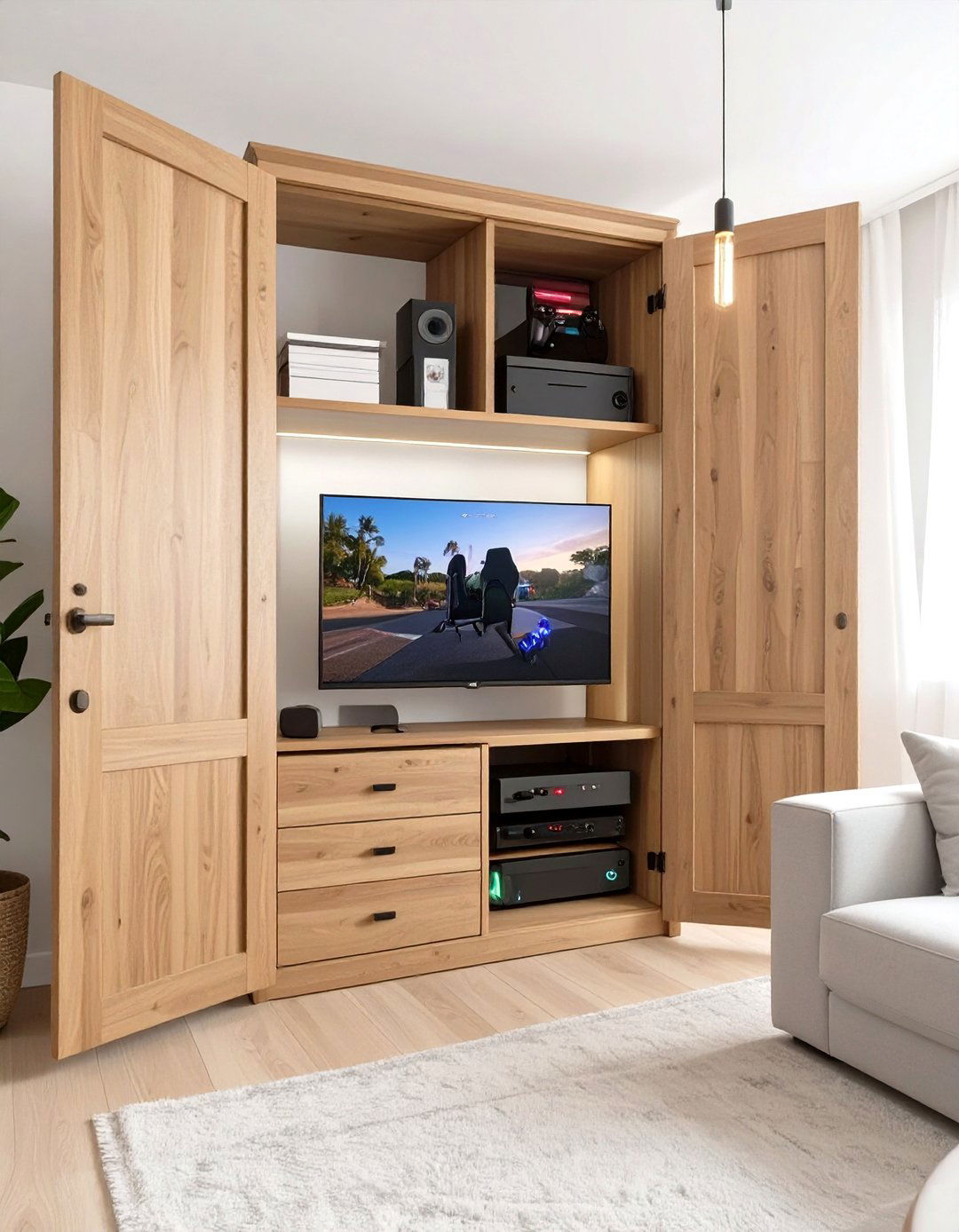 The Hidden Tech Game Room - 30 game room ideas on a budget