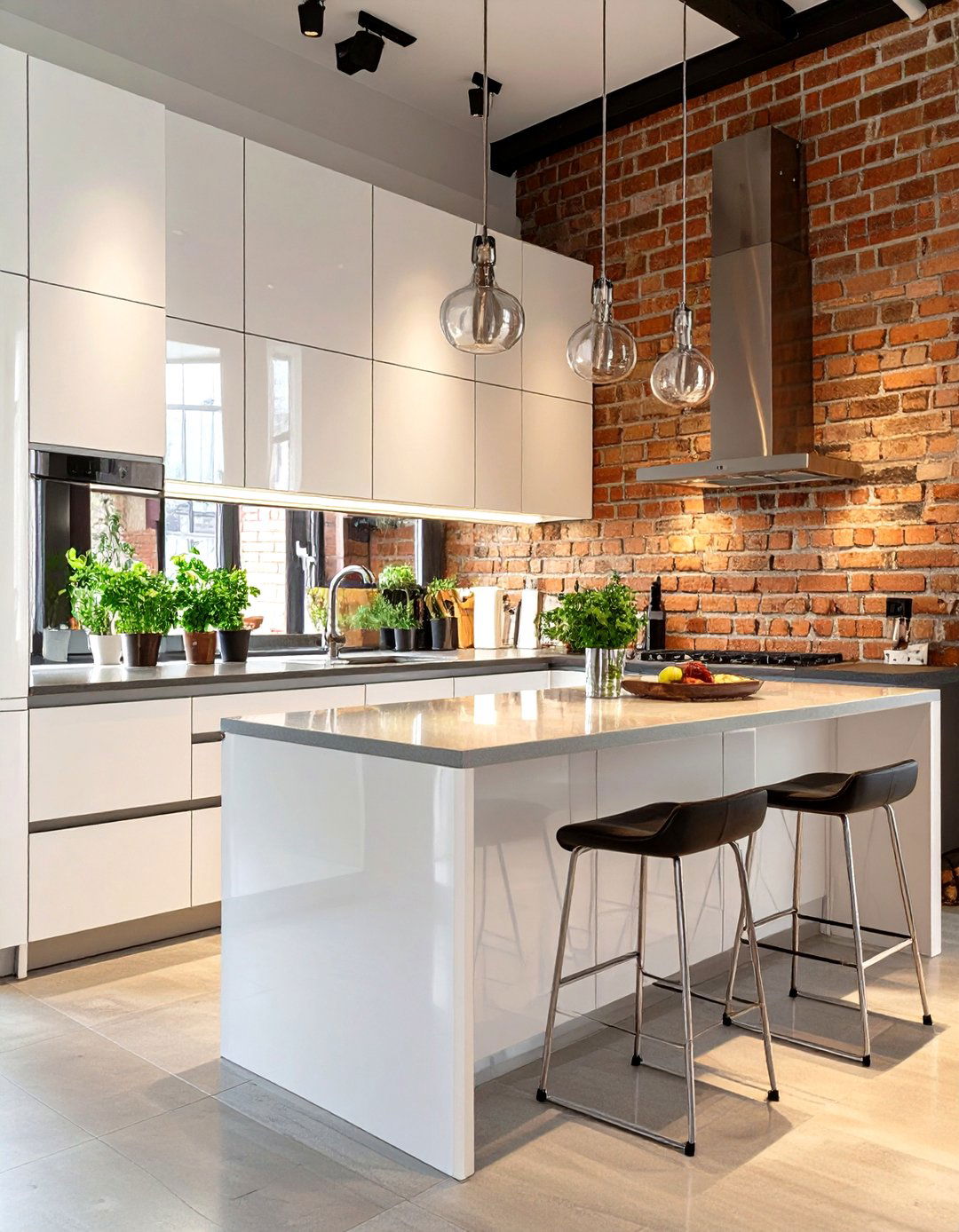 The High Contrast Industrial Kitchen - 30 industrial kitchen design ideas