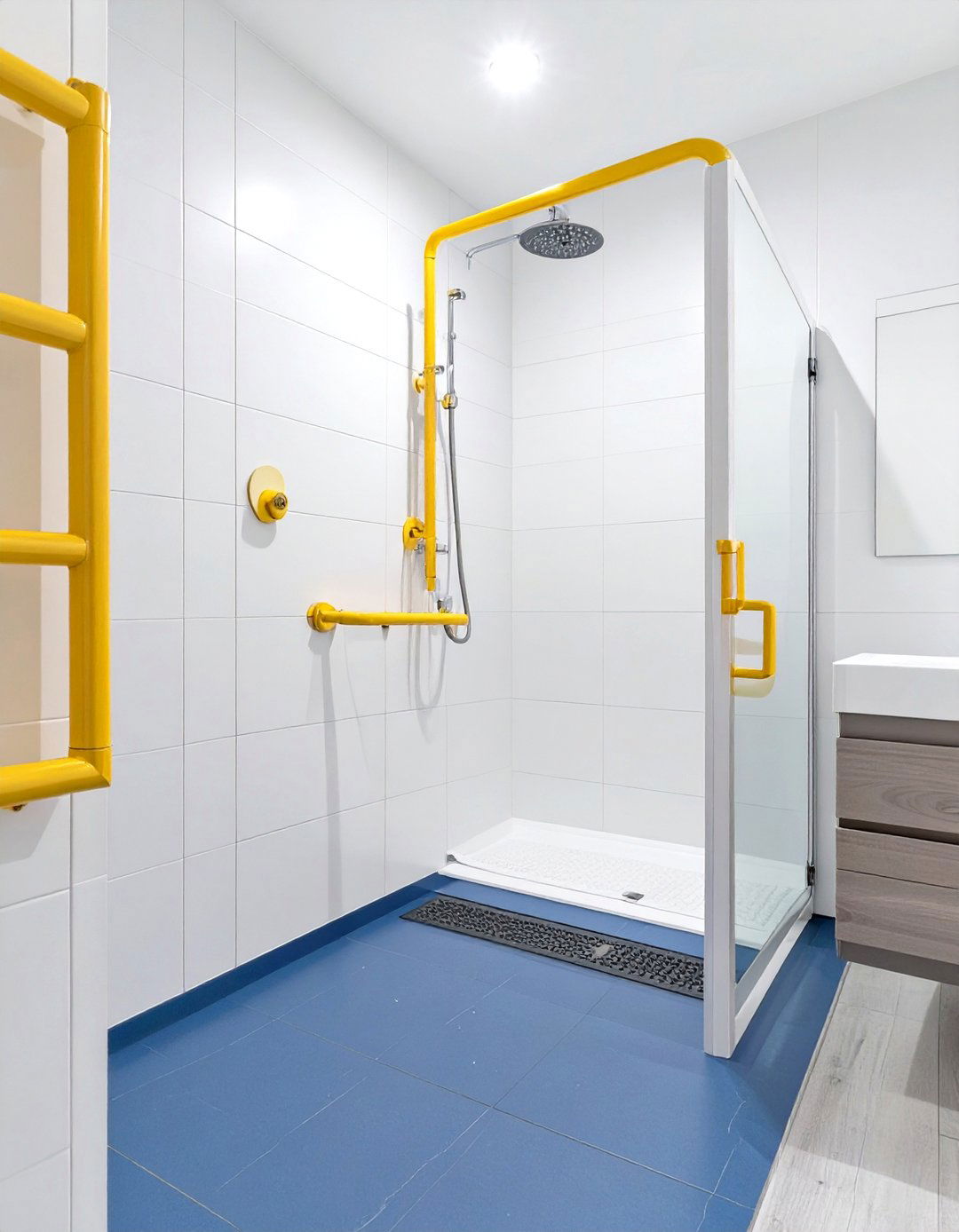 The High Contrast Visibility Handicap Shower - 30 handicap shower ideas