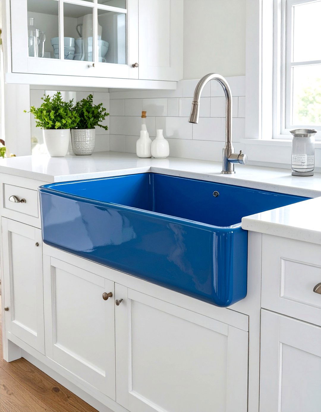 The High Gloss Cast Iron Kitchen Sink - 30 modern kitchen sink design ideas