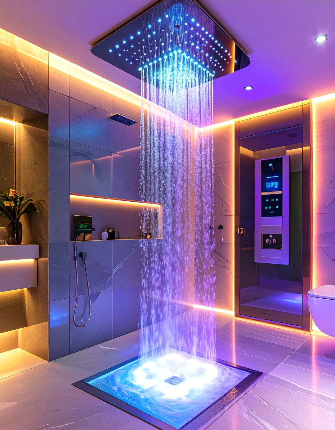 The High Tech Digital Shower System - 30 bathroom shower remodel ideas