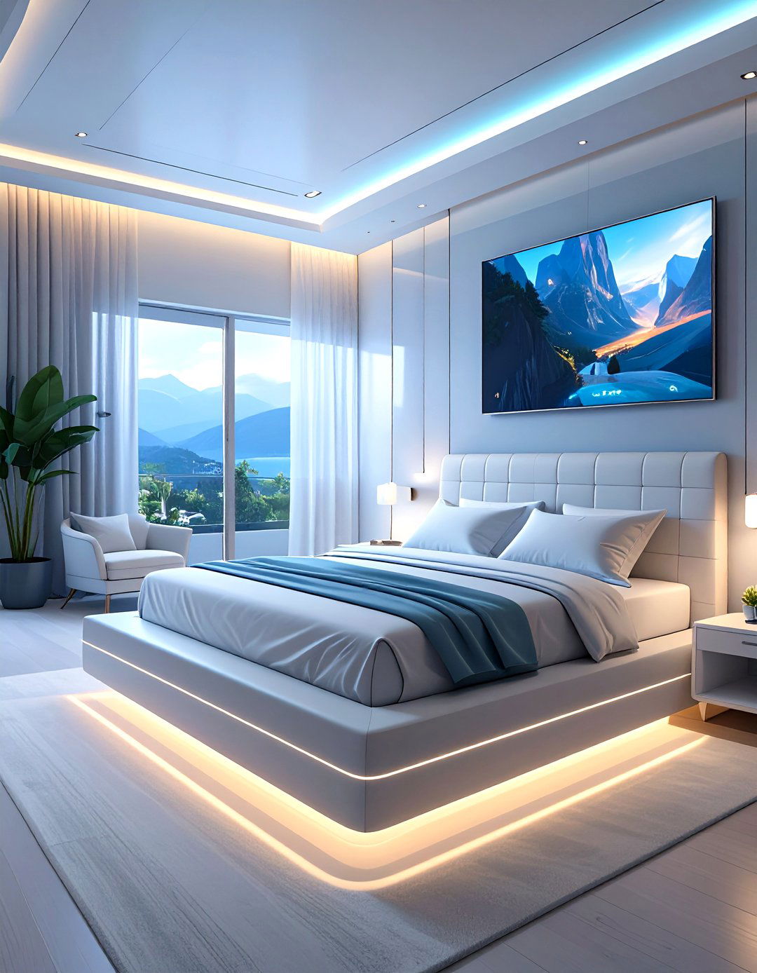 The High Tech Smart Bedroom - 30 luxury modern bedroom ideas