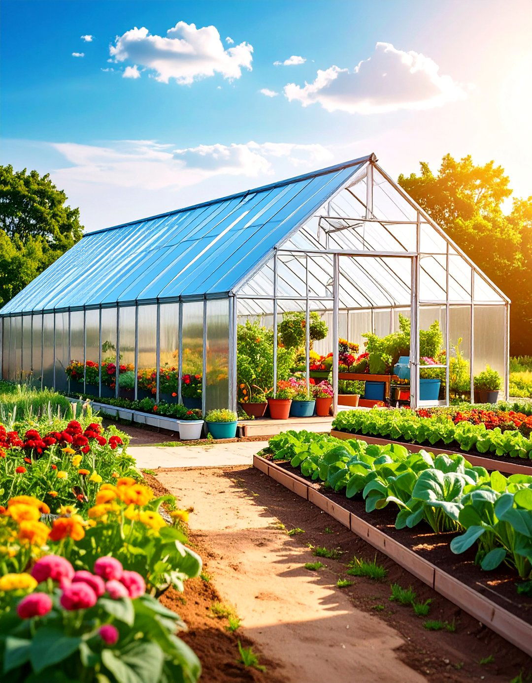 The High Tunnel Farm Greenhouse - 30 backyard greenhouse ideas