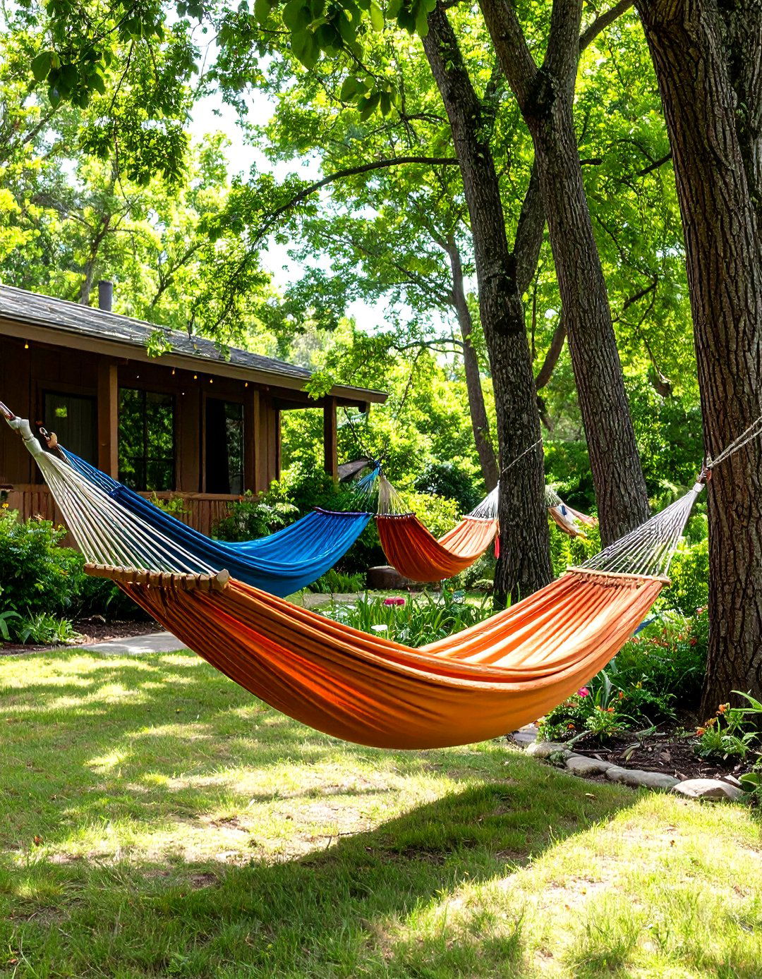 The Hillside Hammock Grove - 30 down sloped backyard ideas