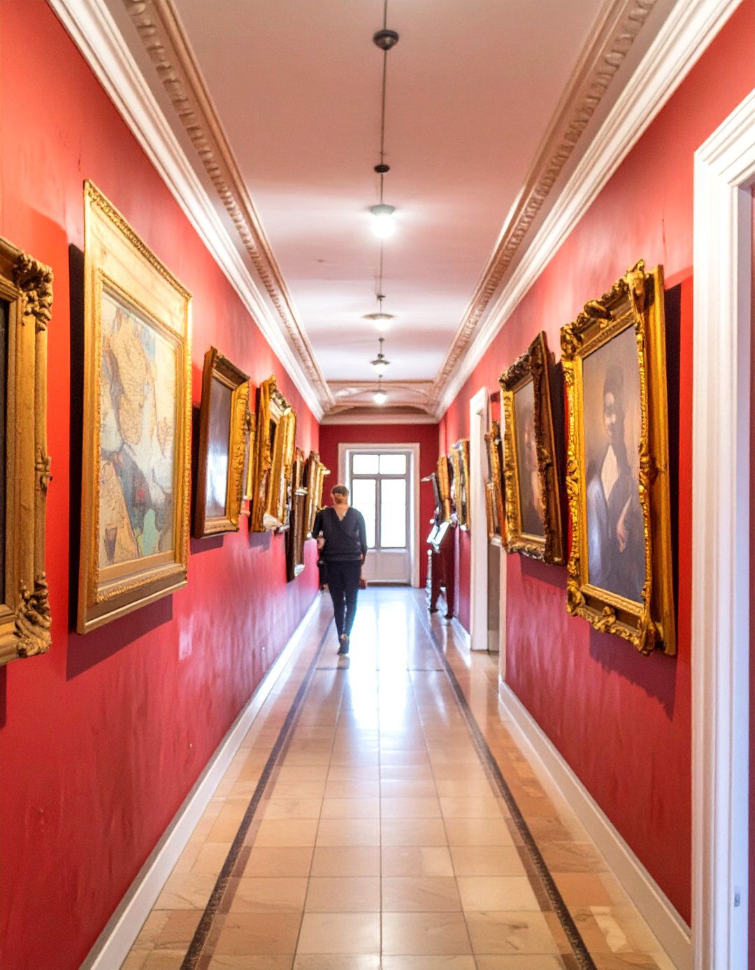 The Historians Hallway Gallery - 30 dark academia interior design ideas