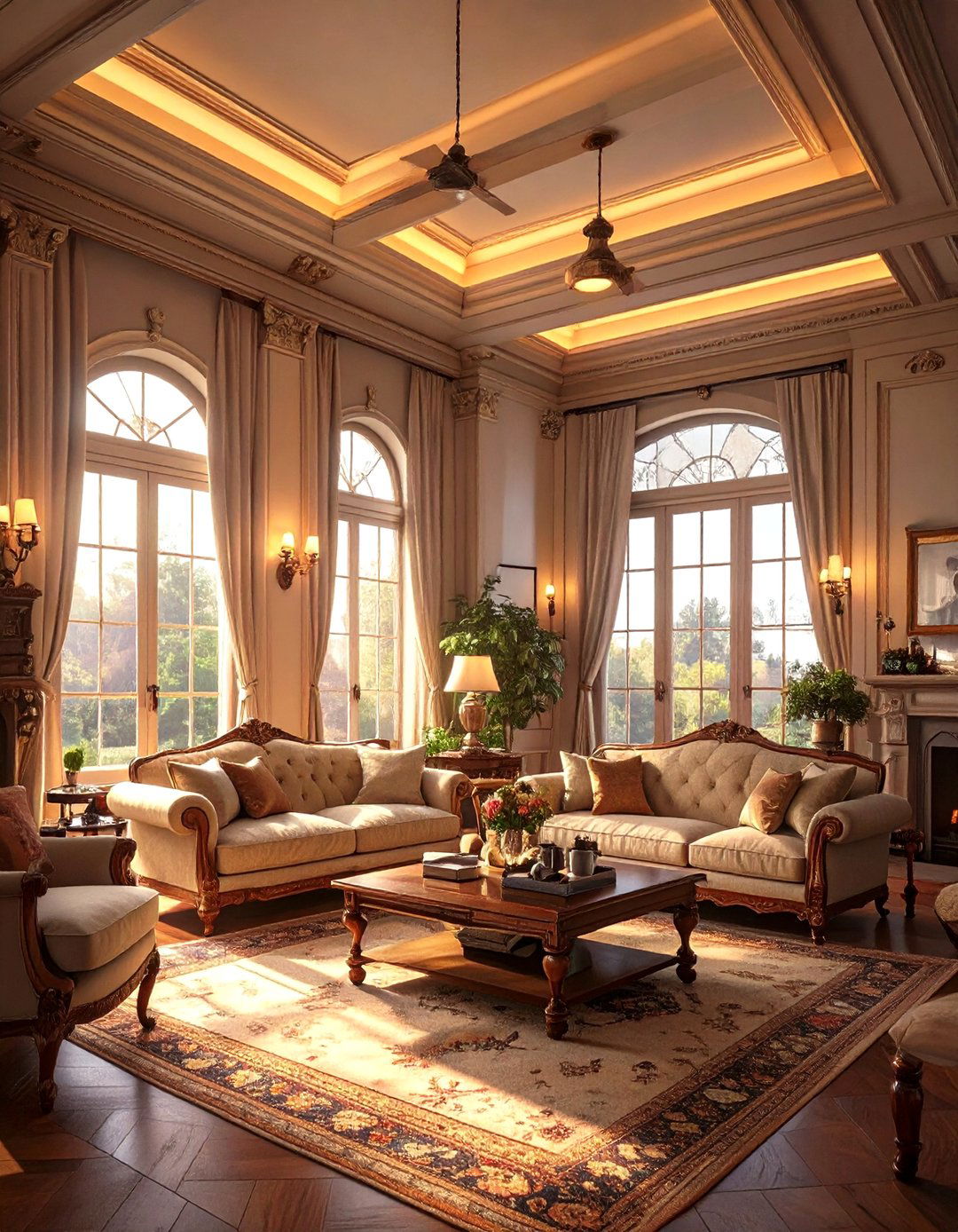 The Historic Home with Hidden AI - 30 ai lighting layout ideas