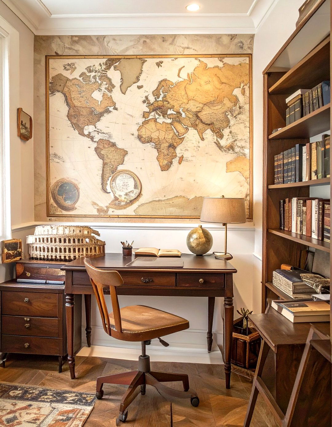 The History Buffs Study Dorm Room - 30 boy dorm room ideas