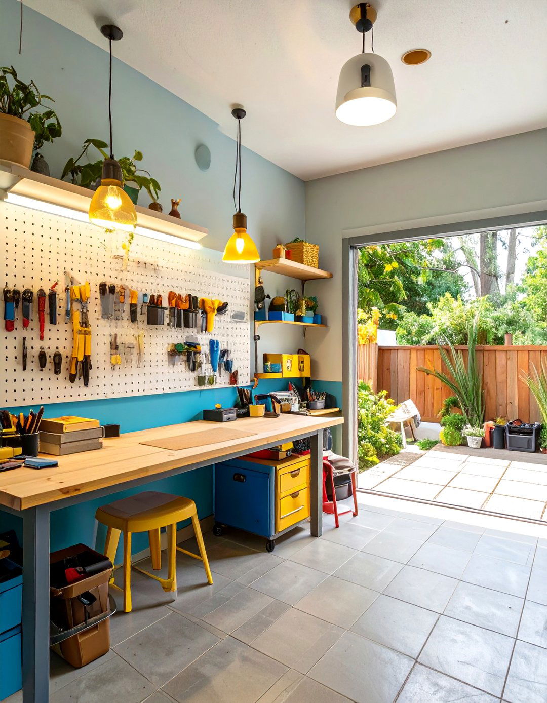 The Hobby and Craft Corner - 30 enclosed breezeway ideas from garage to house