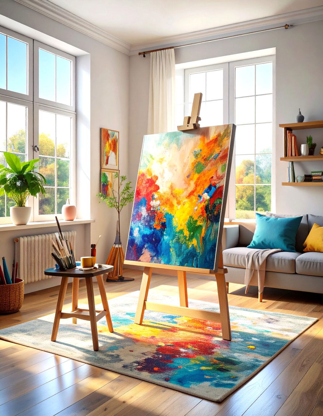 The Hobbyists Display Corner - 30 living room corner ideas