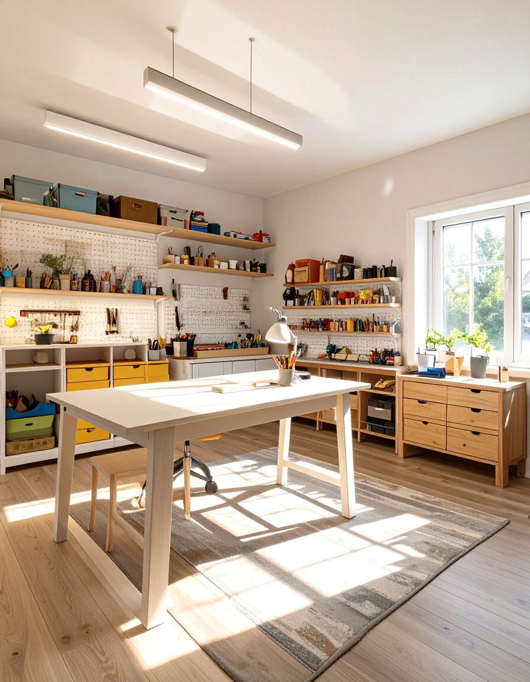 The Hobbyists Dream Craft Room - 30 garage addition ideas