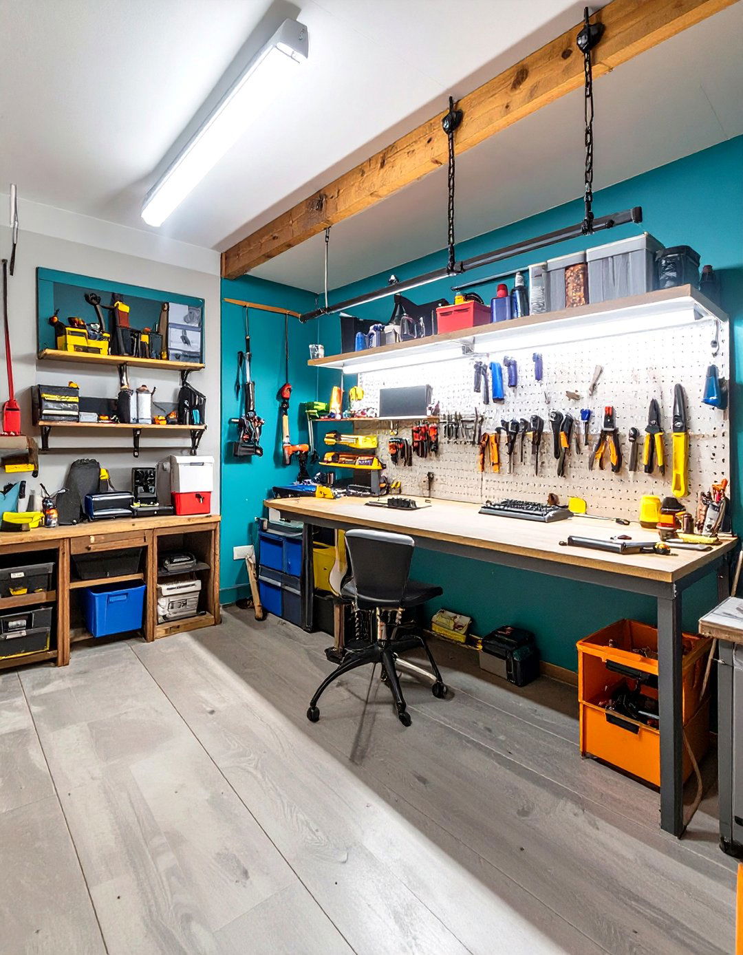 The Hobbyists Workshop Basement - 30 man cave basement ideas