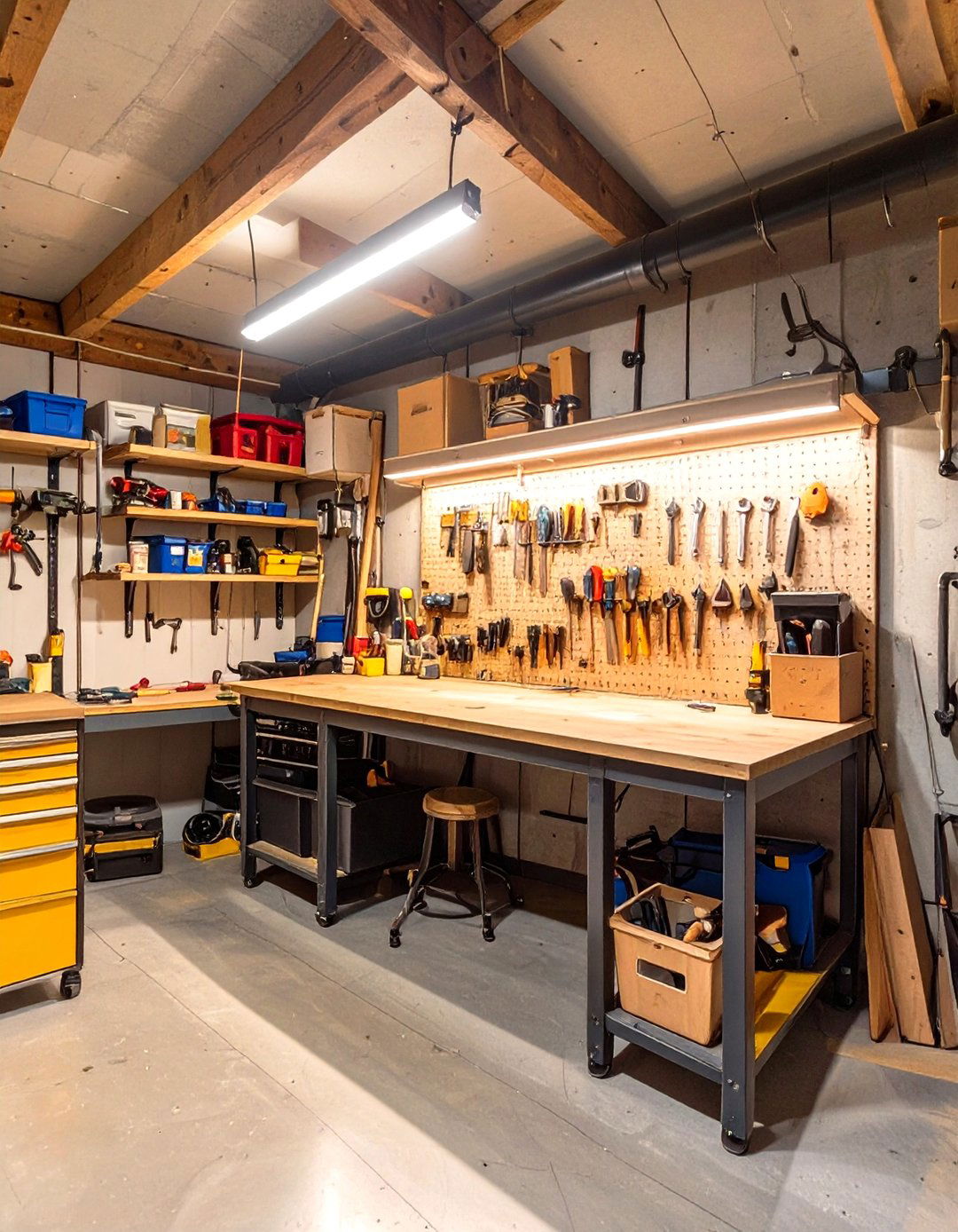 The Hobbyists Workshop and Studio - 30 basement layout ideas