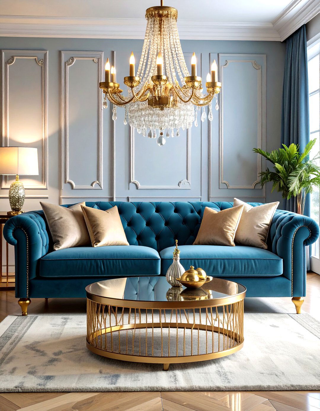The Hollywood Glam Living Room - 30 furniture ideas for living room