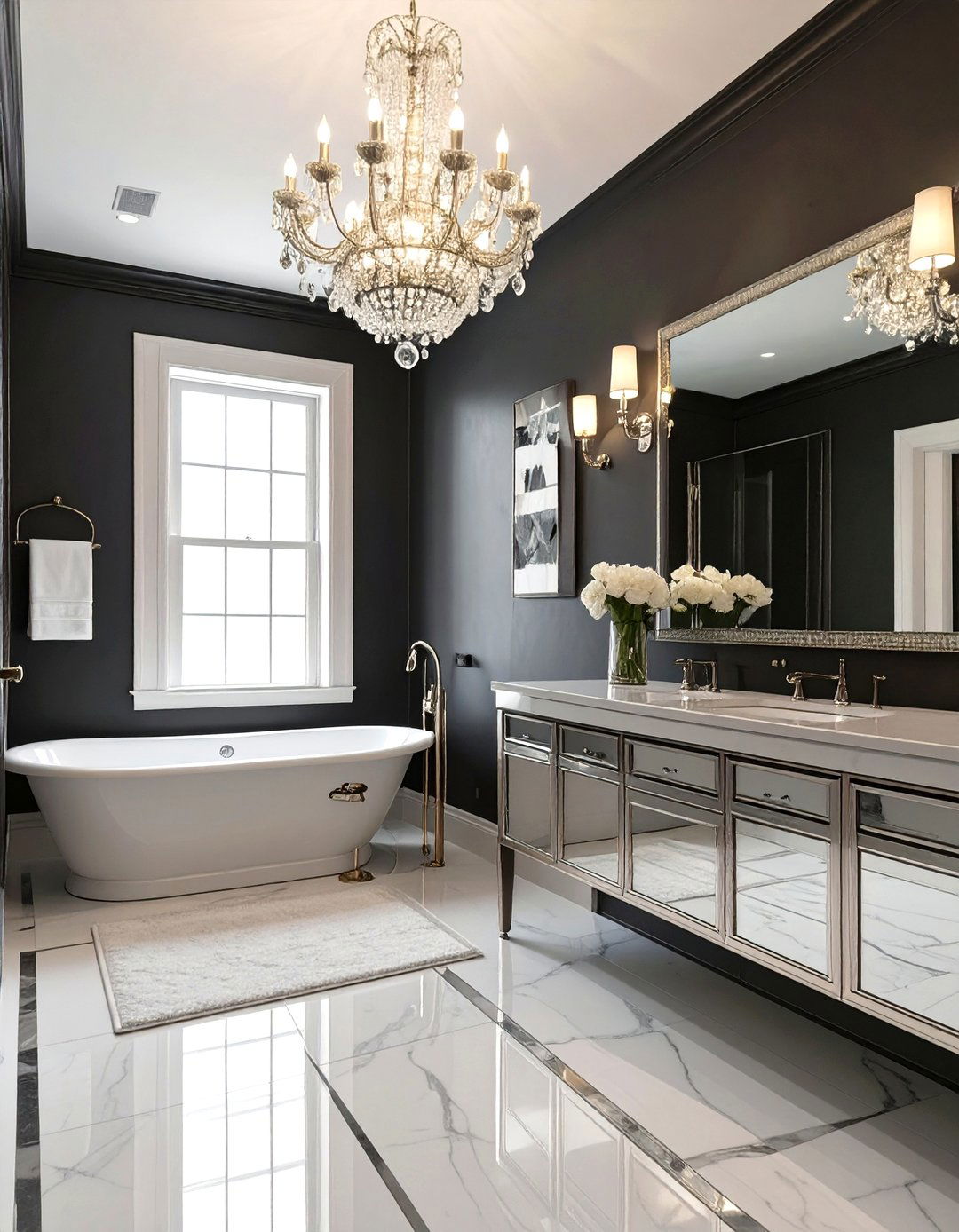 The Hollywood Regency Bathroom - 30 classic bathroom design ideas