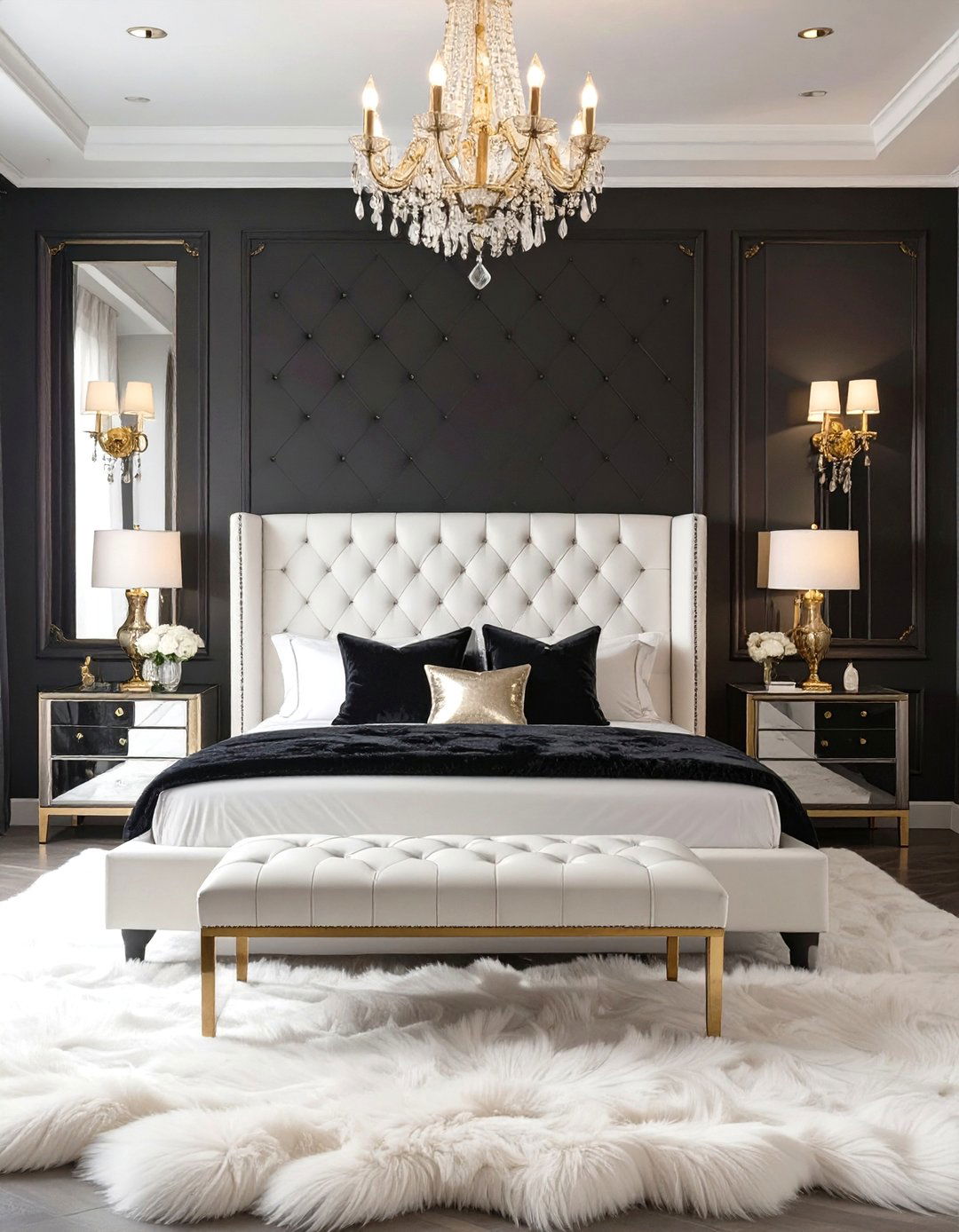 The Hollywood Regency Bedroom - 30 master bedroom decorating ideas