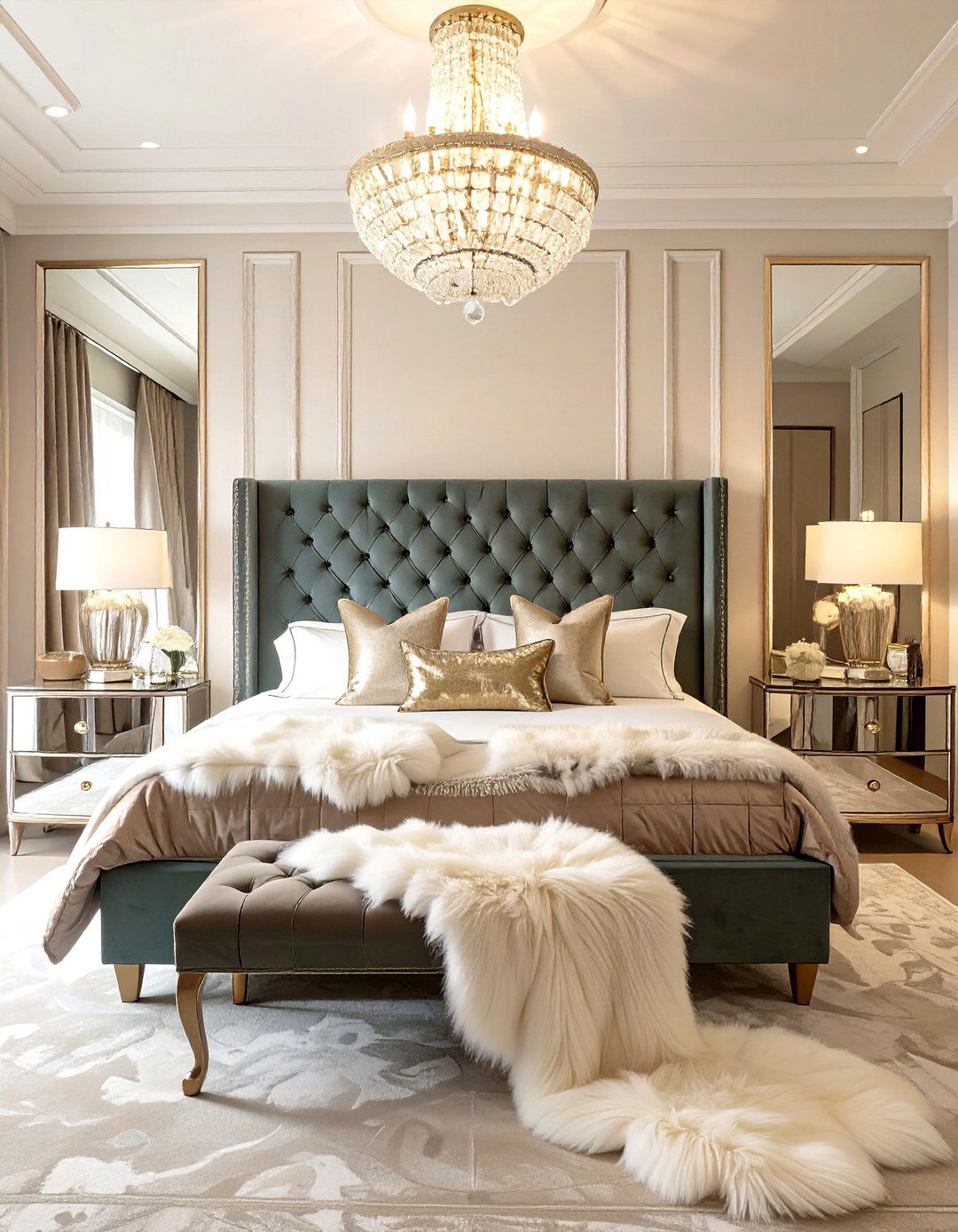 The Hollywood Regency Bedroom - 30 master bedroom inspo ideas