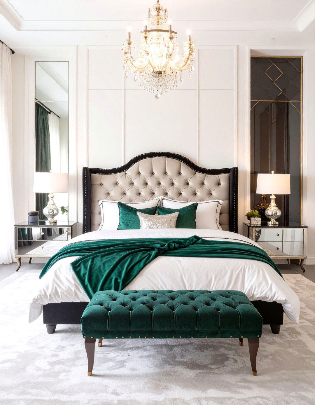 The Hollywood Regency Bedroom - 30 cool bedroom ideas